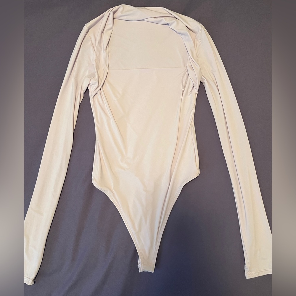 Lilac Synthetic Bodysuit from Wild Fable